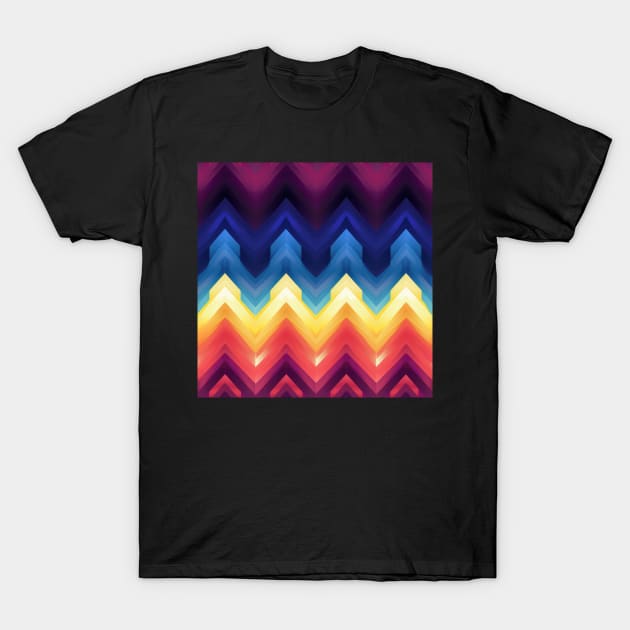 Pixel Art Repeating Pattern T-Shirt by Pixelyx